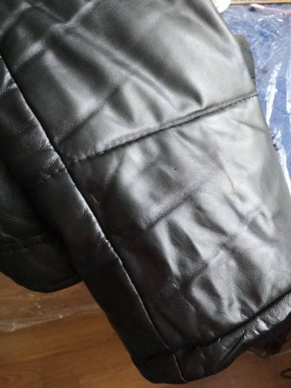 покраска кожаной куртки в москве готовая работа